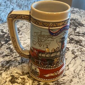 Miller High Life 1988 Great American Beer Stein 3rd in Series Train
